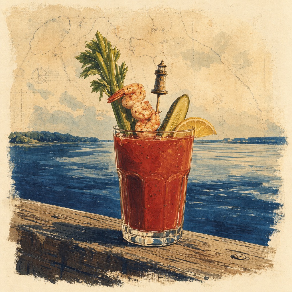 Original illustrated Cajun Mary placeholder art